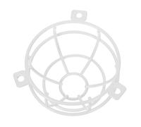MOLUCKFU Protector para Sensor de Humo Cubierta de Hierro Blanco, Resistente al Calor y Ligero, Adecuado para Instalaciones en Espacios Públicos y Comerciales