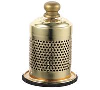 MOLUCKFU Quemador de Cono de Moxa y Color Caja de Moxibustión Portátil de Cobre Dorado Elimina Fatiga y Reduce Inflamación y Color para Acupuntura Adecuado para Viajes y Uso en Brazos