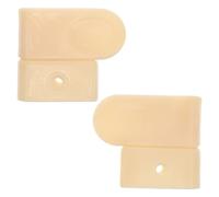 MOLUCKFU Repuesto para Puerta de Seguridad Niña Cierres Giratorios Plásticos Resistentes Compatibles con Barandillas de Cuna y Parques Infantiles Fácil Instalación Fijadores Seguros