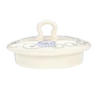 MOLUCKFU Tapa de Cerámica para Tetera Diseño Floral Accesorio de Repuesto para Taza de Té Ajuste Seguro Anti-Derrame Adecuado para Juego de Té Doméstico