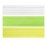 MOLUCKFU Tiras Magnéticas para Pizarra de Escritura 3pcs PET y Magnet Reutilizables para Desks y Personal Name Tags con Diseño de Líneas Únicas