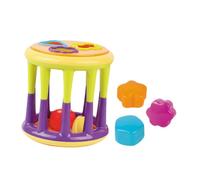 MOLUCKFU Torre Apilable de Colores para Bebés Juguete Educativo de Bloques Cilíndricos Geométricos con Sonido para Desarrollo Sensorial y Motricidad Infantil