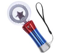 MOLUCKFU Varita Luminosa Giratoria de Estrella LED para Niños, Pequeña, Purpurina Iluminada, Barra Intermitente para Conciertos, Fiestas Nocturnas y Eventos Infantiles, 1 Unidad