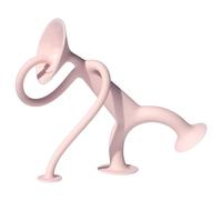 MOLUK Oogi 2843103 - Figura elástica elástica con ventosas, juguete educativo de silicona, juego creativo para niños a partir de 3 años, juguete de motricidad, color rosa