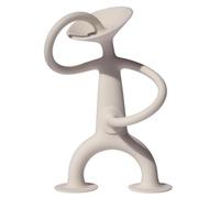 MOLUK Oogi 2843104 - Figura elástica elástica con ventosas, juguete educativo de silicona, juego creativo para niños a partir de 3 años, juguete de motricidad, color beige