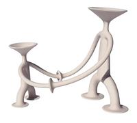 MOLUK Oogi 2843104 - Figura elástica elástica con ventosas, juguete educativo de silicona, juego creativo para niños a partir de 3 años, juguete de motricidad, color beige