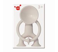 MOLUK Oogi Junior 2843204 - Figura elástica elástica con ventosas, Juguete Educativo de Silicona, Juego Creativo para niños a Partir de 3 años, Juguete de motricidad, Color Beige