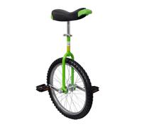 Molumvel Monociclo de 16 pulgadas rojo ajustable con abrazadera de sillín, bicicleta monociclo resistente para principiantes y avanzados, marco de acero 70-84 cm