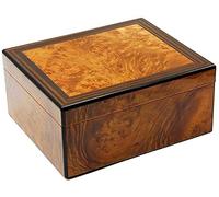 MOLVUS Caja de cigarros Gabinete de cigarros de Gran Capacidad Humidor de cigarros - con humidificador con humidificador e higrómetro Cigarro,Caja de cigarros