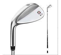 MOLVUS Cuñas de Arena de Golf para Zurdos, cuñas de Golf de 56/60 Grados, Acero Inoxidable con Ranura Frontal CNC, Centro de Gravedad bajo, para Barra de Arena de búnker de Hierba de césped