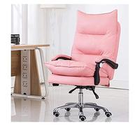 MOLVUS Silla de oficina ergonómica de respaldo alto para juegos de masaje para el hogar, computadora, escritorio, silla reclinable (color: (silla de juego) (rosa, 58 x 50 x 113 cm)