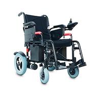 MOLVUS Silla de ruedas eléctrica, plegable, ligera, resistente, plegable, marco de aleación de aluminio de grado aeronáutico, alta carga, resistente y duradera, batería de gran capacidad