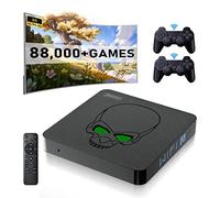 MOLVUS Super Console x King Retro Game Console 88000+ juegos integrados, consola de videojuegos Plug-Play para TV, chip S922X, 2 controladores inalámbricos, regalo para amigos/familia (64 GB)