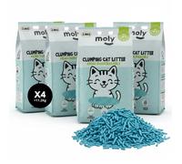 Moly Arena Tofu Para Gatos Alto Poder Aglomerante Mezcla de Pellet de Maiz Sin Polv0-11.2 Kilos
