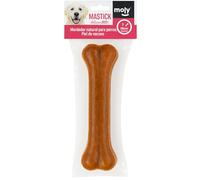 Moly Hueso Prensado Natural para Perros de 26 cm | Snack de Masticación Saludable | Mejora la Higiene Bucal | Bajo en Grasa y Alta Duración | Ideal para Razas Medianas y Grandes