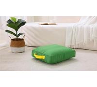 MolynnChic Cojín de suelo grande para meditación, cojín de suelo cuadrado para adultos, cojín grueso de primera calidad, para exteriores, cojín de yoga, cojín de 45 cm