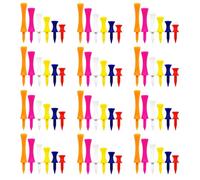 Molyorch 120 PiezasCojín de Goma de Golf Duradero, Golf Tees de plástico Durable, Cojín de Goma de Golf de plástico Multicolores Prácticas Profesionales de Golf de Color Aleatorio para golfistas