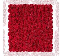 Molyorch 144 Piezas Rosas Artificiales Rojo Oscuro, Rosa Espuma Artifical, Ramos de Rosa Falsa, Cabezas de Flores Manualidades Flor Artificial para Decoración de Bodar/Mesa/Despedida de Soltera