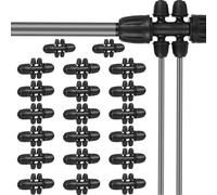 Molyorch 20 unidades de 8/12 mm a 4/7 mm kit de riego por goteo de 6 vías de riego por goteo, para granjas, césped, invernaderos y riego agrícola