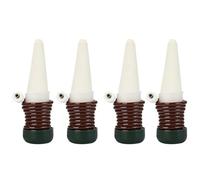 Molyorch 4 pcs Cono de riego, Sistema de riego automático, dispensadores de agua para plantas de interior, sistema de riego automático para plantas, para vacaciones, pipetas de riego