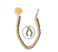 Molyorch Colgador Papel Higienico Cuerda Portarrollos, Cuerda Cáñamo Montaje en Pared, Soporte Papel Higiénico Cuerda, para el Baño, Baño, Dormitorio