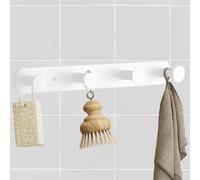 Molyorch Perchero Pared Blanco, Percheros Pared Blanco Adecuado, Percheros Pared Diseño, Dormitorios Modernos Perchero, para Toallas Baño, Ropa Dormitorio, Paños Cocina