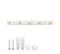 Molyorch Percheros Pared Blanco Adecuado, Perchero con 5 Ganchos, Percheros Pared Diseño, Dormitorios Modernos Perchero, para Toallas Baño, Ropa Dormitorio, Paños Cocina