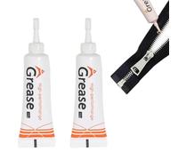 MOLZINY 2 piezas Grasa de silicona lubricante Multiusos Lubricante de Silicona Lubricante de Broche y Cremallera de Cremallera del Cuidado del Barco Marino para Barco, Lona, Traje de Neopreno