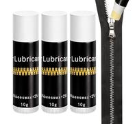 MOLZINY 3 Piezas Lubricante Para Cremalleras 10G Lubricante Eficaz Para Cremalleras Grasa Para Cremallera Lubricante De Grasa Adecuado Para Lonas, Ropa Y Trajes Secos