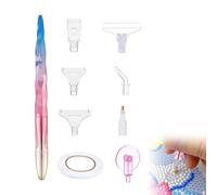 MOLZINY 8 Piezas Accesorios para Pintar con Diamantes Bolígrafo Bolígrafos de Pintura Diamante DIY Estilos de Cabezas de Repuesto Rodillo para Pintar con Diamantes para Diamond Painting Accesorios