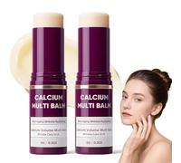 MOLZINY Calcio Multi Bálsamo Antiedad Firming Skincare Stick Colágeno Hidratante Stick para Ojos Cuello Cara Calcio Volumen Arrugas Lápiz para Mujer
