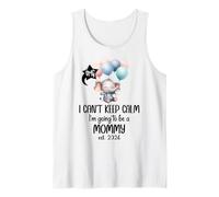 Mom 2026 I Can't Keep Calm I'm Going to Be a Mommy EST 2026 Camiseta sin Mangas