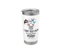 Mom 2026 I Can't Keep Calm I'm Going to Be a Mommy est 2026 Vaso térmico de acero inoxidable de doble pared