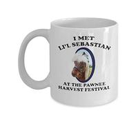 Mom and Dad Mug Parks and Recreation Lil Sebastion Coffee Mug Cup (White) - Parks and Rec Tv Show Pawnee Harvest Festival Gifts Merchandise Accessories Shirt Sti