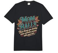Mom Balls When Someone Messes with Your Kid |- Comfort Colors Adult Heavyweight T-Shirt