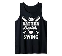 Mom Baseball Batter Batter Swing Hey Game Day Baseball Lover Camiseta sin Mangas
