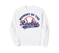 Mom Baseball Mommy of The Rookie of The Year First Birthday Sudadera