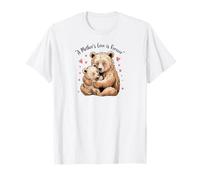 Mom Bear Cub Funny Pregnant Loading Baby Mother Camiseta