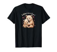 Mom Bear Cub Funny Pregnant Loading Baby Mother Camiseta