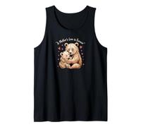 Mom Bear Cub Funny Pregnant Loading Baby Mother Camiseta sin Mangas