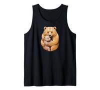 Mom Bear Cub Funny Pregnant Loading Baby Mother Camiseta sin Mangas