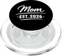Mom EST 2026 Nueva Madre Padre Recién Nacido Hijo Paternidad PopSockets PopGrip para MagSafe