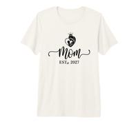 Mom EST 2027 Nueva Mamá Papá Coincidencia Madre para Ser 27 Camiseta Premium