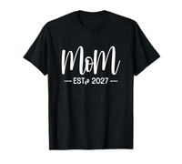Mom EST 2027 Nuevas mamás y papás emparejando a la Madre para ser 2027 Camiseta