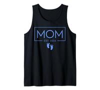 Mom Established EST 2024 Niño recién Nacido Mujer Nueva mamá Camiseta sin Mangas