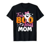 Mom Halloween Fab Boo Lous para Mujer Camiseta