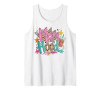 Mom Hood Retro Mama Life Colorful Mother Humor Camiseta sin Mangas