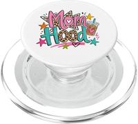 Mom Hood Retro Mama Life Colorful Mother Humor PopSockets PopGrip para MagSafe