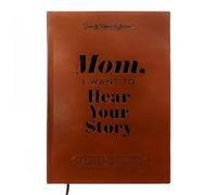 Mom, I Want To Hear Your Story, tapa dura de cuero, marcapáginas de cinta, diario de historia de mamá Tell Me Your Life, diario de recuerdos significativo para mamá, gran regalo para cumpleaños de