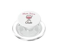 Mom Juice Club Funny Wine Drinking Mothers Humor Design PopSockets PopGrip para MagSafe